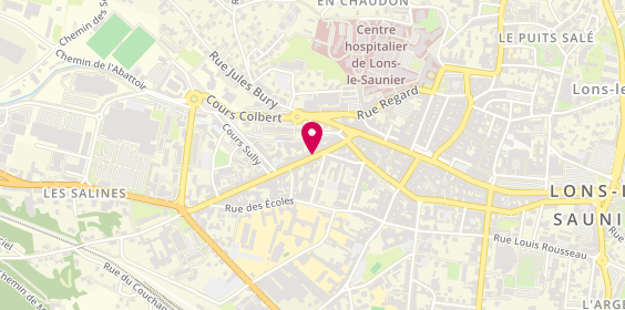 Plan de Le Coin d'Encre, 20 Rue Salines, 39000 Lons-le-Saunier