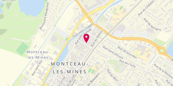 Plan de Le Marque Page, 35 Rue de la République, 71300 Montceau-les-Mines