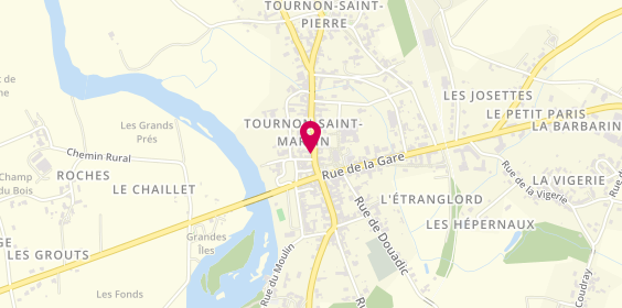 Plan de Lib'isa, 11 Rue de la Mairie, 36220 Tournon-Saint-Martin