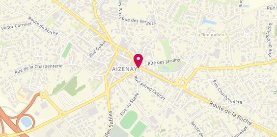 Plan de Librairie la Tomette, 2 Rue de 3 -Quarts, 85190 Aizenay