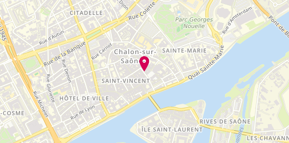 Plan de Au Gré du Van, 6 Rue du Blé, 71100 Chalon-sur-Saône
