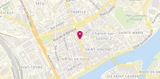 Plan de L'Antre des Bulles, 32 Rue Général Leclerc, 71100 Chalon-sur-Saône