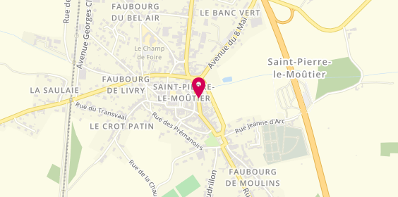 Plan de S.E SAS, 24 Rue Paris, 58240 Saint-Pierre-le-Moûtier