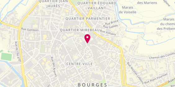 Plan de Canal Bd, 43 Rue Coursarlon, 18000 Bourges