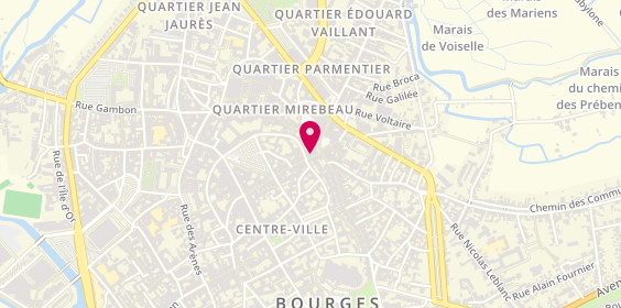 Plan de Librairix, 43 Rue Coursarlon, 18000 Bourges