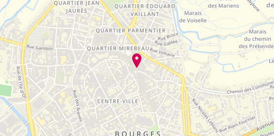 Plan de Le Jardin des Lettres, 5 Rue Bourbonnoux, 18000 Bourges