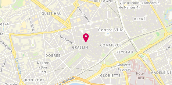 Plan de Cabinet d'Expertise Antiquaire Bertrand Malvaux, 22 Rue Crébillon, 44000 Nantes