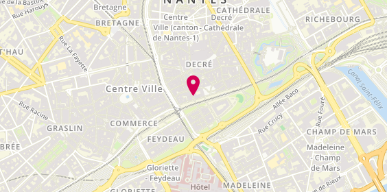 Plan de Les Bien-Aimés, 2 Rue de la Paix, 44000 Nantes