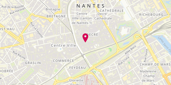 Plan de Librairie l'Autre Rive, 21 Rue de la Paix, 44000 Nantes