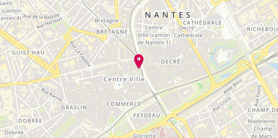 Plan de Librairie Durance, 4 allée d'Orléans, 44000 Nantes