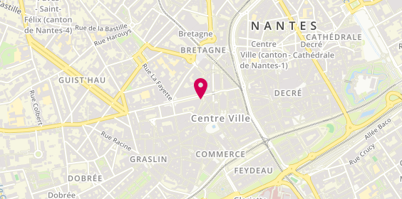 Plan de Librairie Vent d'Ouest, 5 Place Bon Pasteur, 44000 Nantes