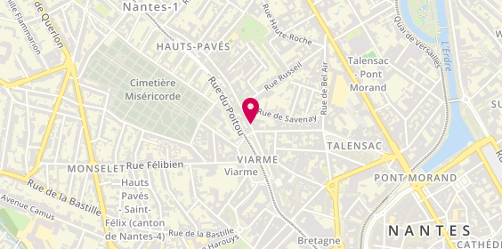 Plan de Librairie Les Nuits Blanches, 4 Rue des Hauts Pavés, 44000 Nantes