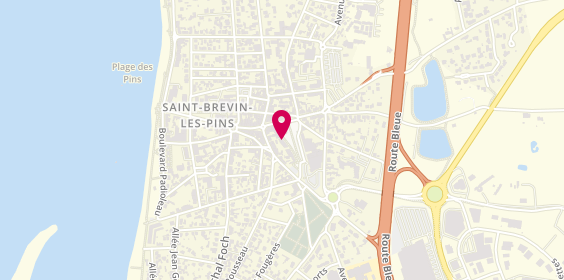 Plan de La Case des Pins, 10 place Henri Basle, 44250 Saint-Brevin-les-Pins