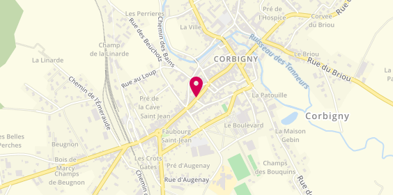 Plan de Rouge Papier, 22 Rue des Forges, 58800 Corbigny