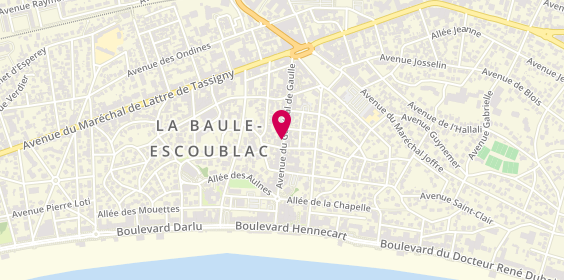 Plan de Kiosque, Avenue General de Gaulle, 44500 La Baule-Escoublac