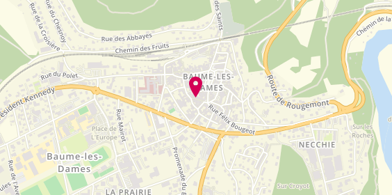 Plan de Graine de Livres, 7 Bis Rue des Armuriers, 25110 Baume-les-Dames