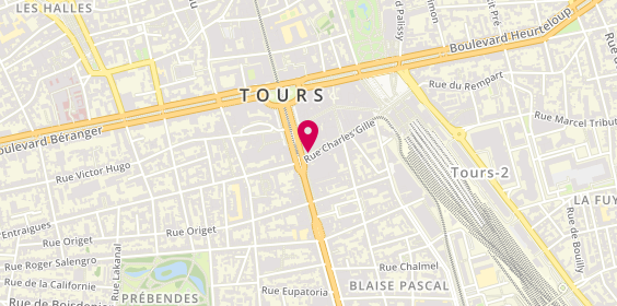 Plan de Tereygeol l'Espace Papeterie, 4 Rue Charles Gille, 37000 Tours