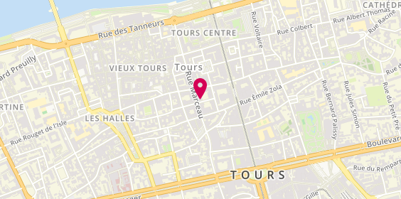 Plan de DOUSTEYSSIER Hervé, 13 Rue Richelieu, 37000 Tours