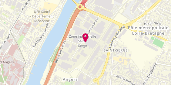 Plan de Sadel Angers, 7 Rue Vaucanson, 49100 Angers