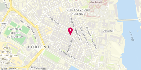 Plan de France Loisirs, 8 Rue des Fontaines, 56100 Lorient
