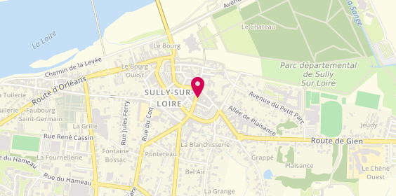 Plan de Aurel'Livres, 5 Rue Porte de Sologne, 45600 Sully-sur-Loire