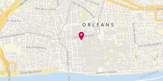 Plan de Librairie Nouvelle d'Orléans, 2 place de la République, 45000 Orléans