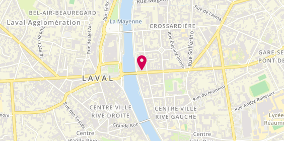 Plan de Canal Bd, 3 Rue de la Paix, 53000 Laval