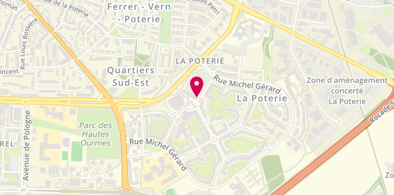 Plan de Presse de la Poterie, 10 place du Ronceray, 35200 Rennes