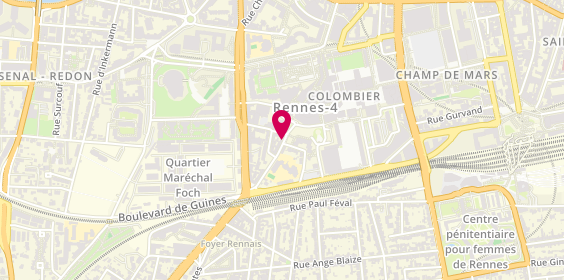 Plan de Air Libris, 14 Rue du Dr Francis Joly, 35000 Rennes