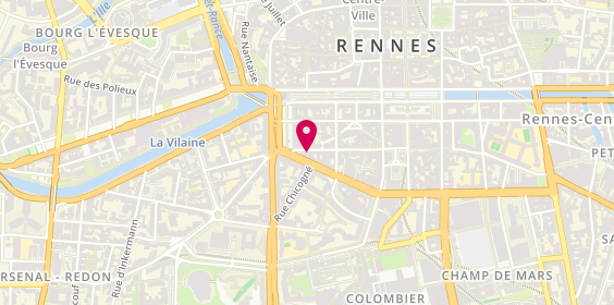 Plan de La Nef des Fous, 39 Rue Poullain Duparc, 35000 Rennes