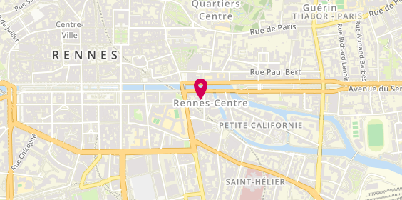 Plan de Le Bouquiniste, 11 Rue Dupont-Des-Loges, 35000 Rennes