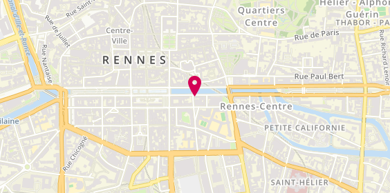 Plan de Librairie la Nuit des Temps, 10 Quai Emile Zola, 35000 Rennes
