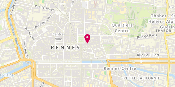 Plan de Librairie le Failler, 8-14 Rue Saint-Georges, 35000 Rennes