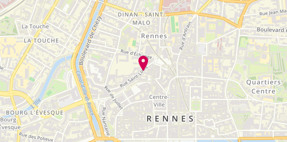 Plan de Librairie Planète Io, 7 Rue Saint-Louis, 35000 Rennes