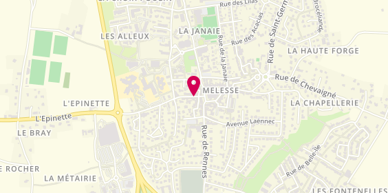 Plan de Alfabulle, 7 Rue de la Mézière, 35520 Melesse