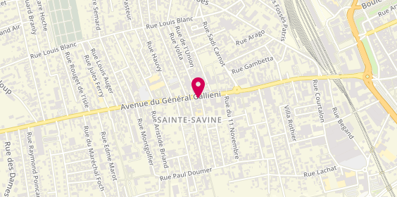 Plan de La Petite Marchande de Prose, Champagne-Ardenne
55 avenue du Général Gallieni, 10300 Sainte-Savine