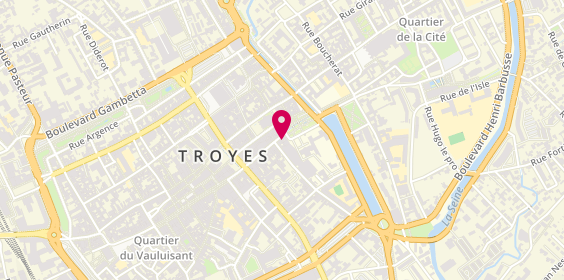 Plan de Les Passeurs de Textes, 5 Rue Emile Zola, 10000 Troyes