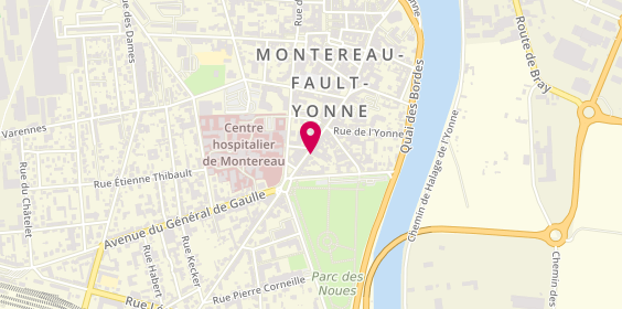 Plan de L'Encrier, 97 Rue Jean Jaurès, 77130 Montereau-Fault-Yonne