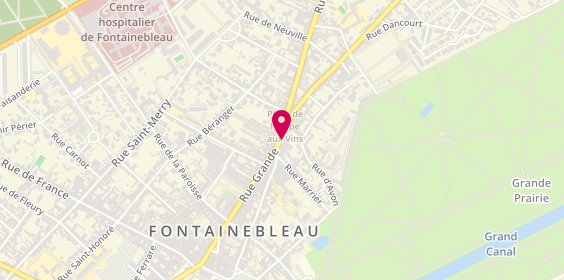 Plan de Librairie des Loisirs, 144 Rue Grande, 77300 Fontainebleau