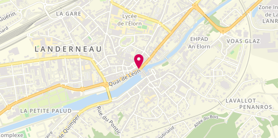 Plan de BOUGUEN Bernard Jean, 4 Rue du Pont, 29800 Landerneau