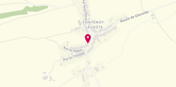 Plan de Les Chemins de Traverse, 26 Rue Division Leclerc, 54122 Fontenoy-la-Joûte