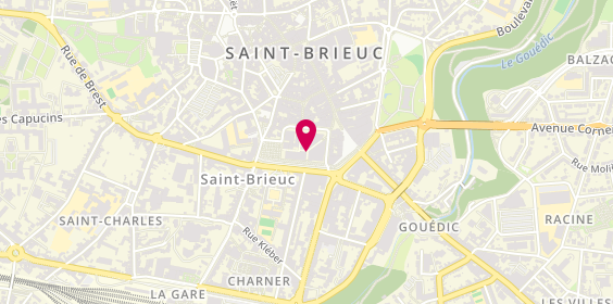 Plan de MLG Bretagne Livres, 1 Rue Sainte-Barbe, 22000 Saint-Brieuc