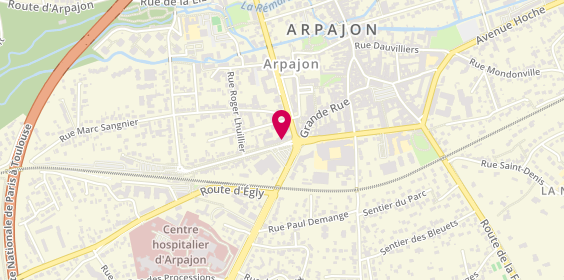 Plan de La Plume du Page, 4 avenue Aristide Briand, 91290 Arpajon