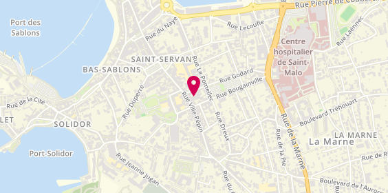 Plan de France Loisirs, 27 Rue Ville Pépin, 35400 Saint-Malo