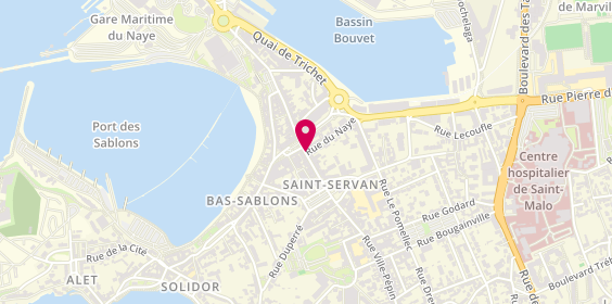 Plan de La Droguerie d'En Face la Droguerie de Marine, 71 Rue Georges Clemenceau, 35400 Saint-Malo