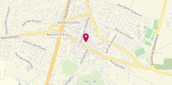 Plan de Librairie Telemaque, 7 Rue de la Chapelle, 91310 Montlhéry