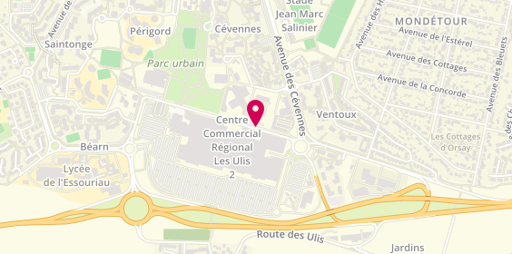 Plan de La Barque aux Livres, Centre Commercial Ulis 2, porte 5/6, 
Avenue de l’Aubrac, 91940 Les Ulis