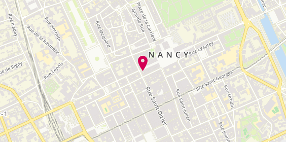Plan de Librairie Remy, 25 Rue Stanislas, 54000 Nancy