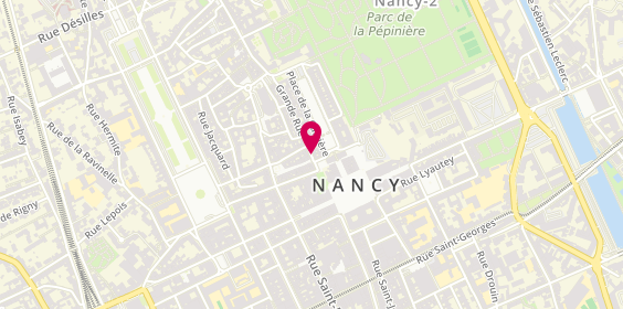 Plan de Les deux cités, 6 Grande Rue, 54000 Nancy