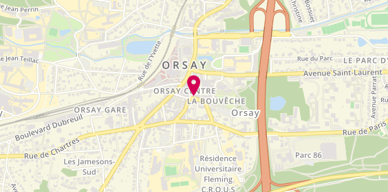 Plan de Librairie Les Beaux Papiers d'Orsay, 57 Rue de Paris, 91400 Orsay